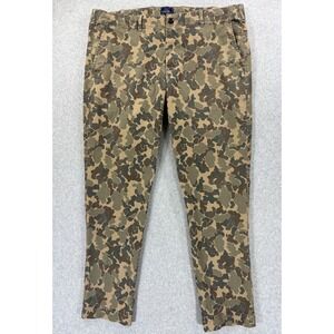 Gap Camouflage Lived In Slim Stretch Chino Pants (Men's‎ 40x32) Green